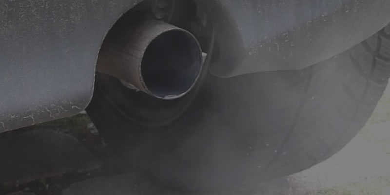 dirty exhaust gasses