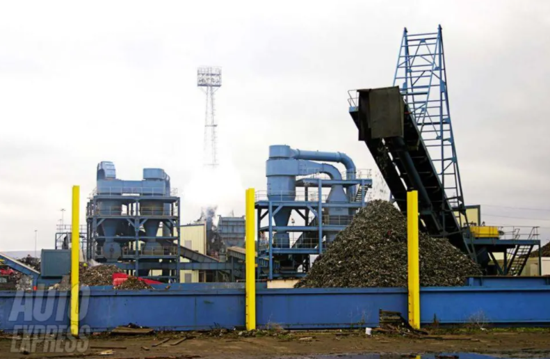 The site of the world's largest car destroyer
